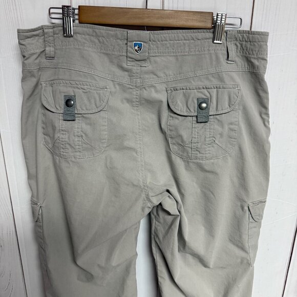KÜHL Women’s Splash Roll-Up Pants – Khaki Beige, Size 14, EUC - Picture 5 of 13